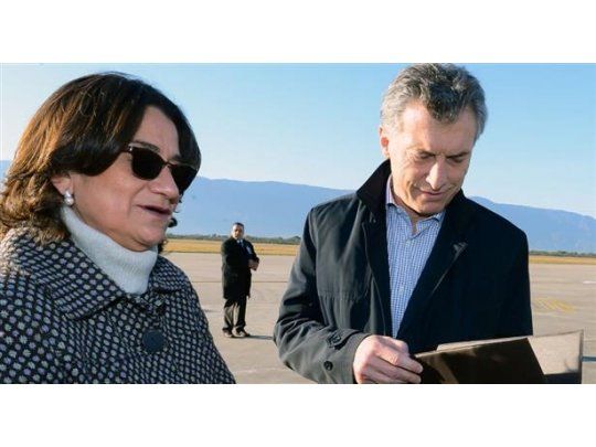 El Presidente visitó Catamarca, donde fue recibido por la gobernadora Lucía Corpacci.