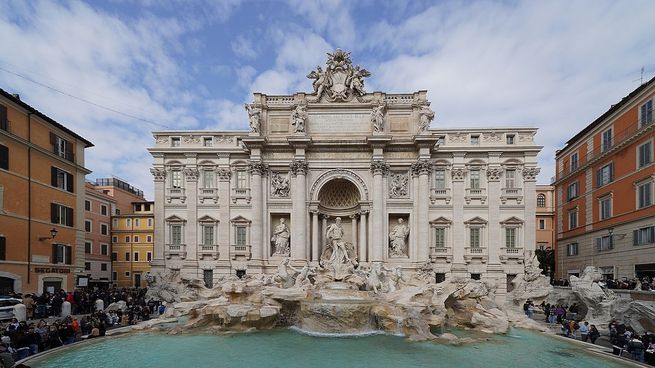 Fontana di Trevi. 