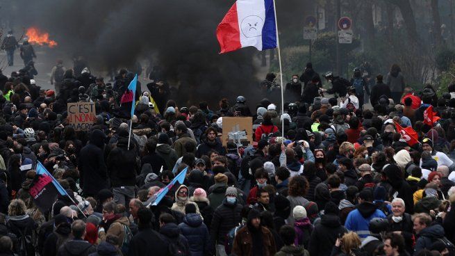 Protestas en Francia.&nbsp;