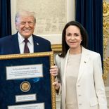 Donald Trump sobre María Corina Machado: Quizá podemos involucrarla. Donald Trump sobre María Corina Machado: Quizá podemos involucrarla.