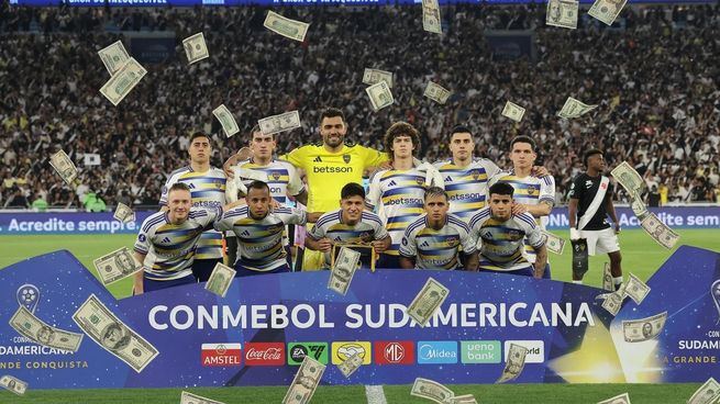En su participación internacional, en lo que va del 2026, Boca acumuló u$s6.28 millones y si gana la Sudamericana llegaría a u$s16.28 millones.
