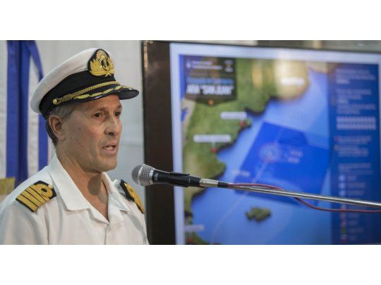 Balbi anunció que los familiares de los 44 tripulantes del submarino San Juan “ya tienen los sueldos depositados en sus respectivas cuentas”, al brindar un nuevo parte sobre la nave desaparecida el 15 de noviembre pasado en el Atlántico Sur.