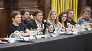 Axel Kicillof se reunió con representantes de Cámaras y agrupaciones empresarias.&nbsp;