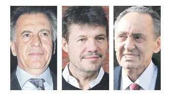 Cristóbal López, Marcelo Tinelli y Héctor Magnetto