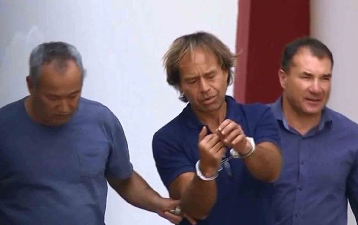 Daniel Maguila Puccio al momento de ser detenido en Brasil.&nbsp;
