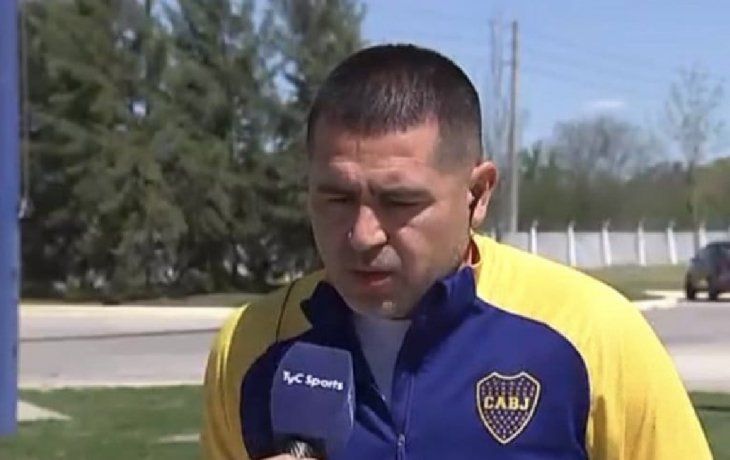 riquelme se quejo y critico la expulsion de rojo, pero admitio que river fue justo ganador
