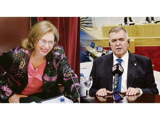 Beatriz Rojkés y Osvaldo Jaldo.