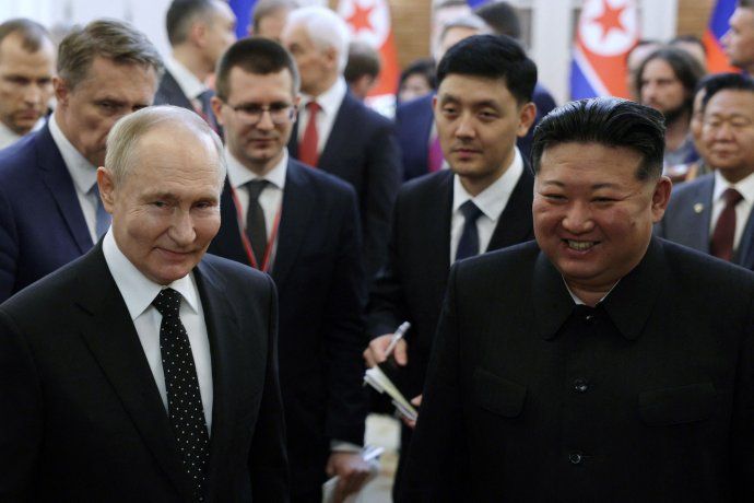 Vladimir Putin y Kim Jong-un firmaron un acuerdo de asociación estratégica en junio.