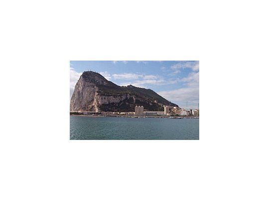 El Peñón de Gibraltar, enclave inglés, que Londres se niega a negociar con España.