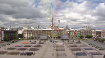 El Desfile Militar en el Zócalo CDMX.