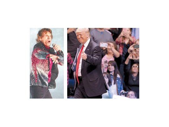 Donald Trump acostumbra usar canciones de los grupos más conocidos durante sus actos de campaña. Ahora, la banda que lidera Mick Jagger pidió desligarse y que no utilice sus temas.