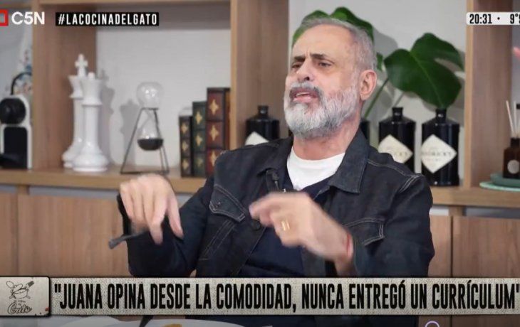 Jorge Rial en la Cocina del Gato por C5N.&nbsp;