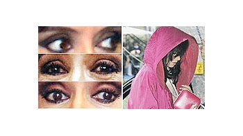 ámbito.com | Un detalle en su mirada se repite a diario: el maquillaje cargado, que resalta sus ojos y los hace parecer saltones. Demasiado llamativo, también el impermiable color magenta que usó el martes.