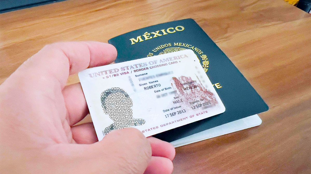 <strong>Visa americana tramitada desde México. Foto: ambito.com</strong>   