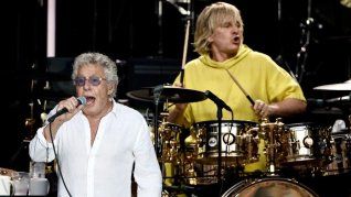 Roger Daltrey y Zac Starkey en uno de sus últimos shows.
