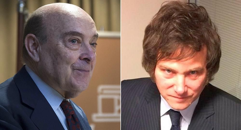 Domingo Cavallo y Javier Milei