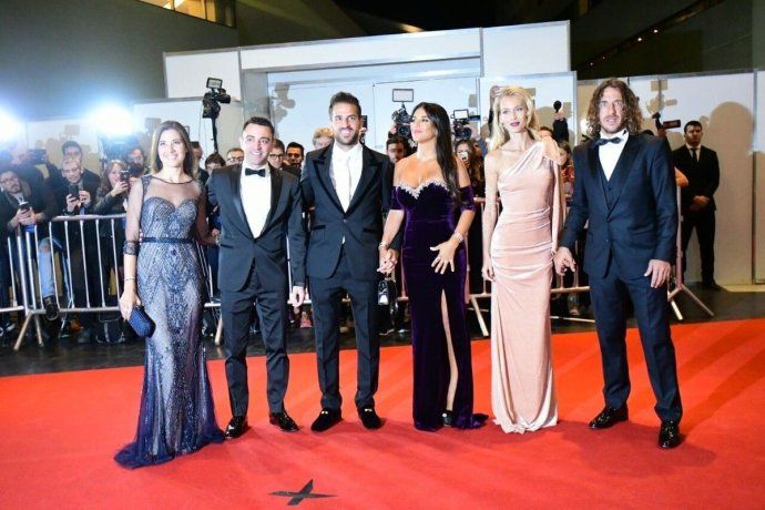 Los excompañeros del astro argentino fueron algunos de los muchos invitados a la boda.