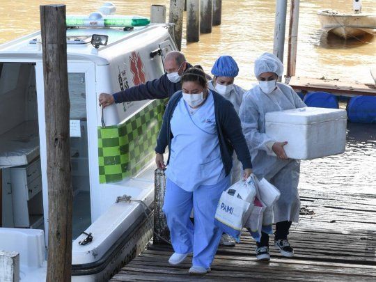 Avanza la vacunación contra el Covid-19 en islas del Municipio de San Fernando.&nbsp;