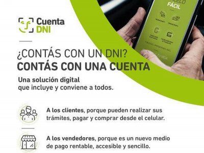 Crecen las descargas de Cuenta DNI la billetera digital gratuita