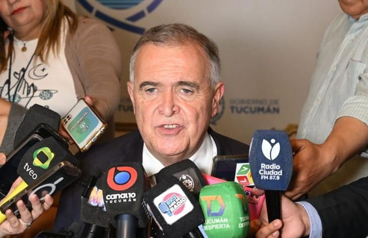 El tucumano Osvaldo Jaldo, un gobernador clave para el futuro de la reforma laboral.