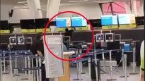 El hombre haitiano destruyó todo lo que encontró en el aeropuerto de Chile