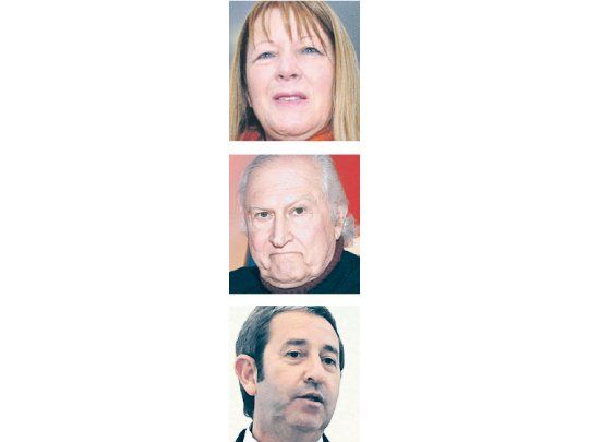 Margarita Stolbizer, Fernando Pino Solanas y Julio Cobos.