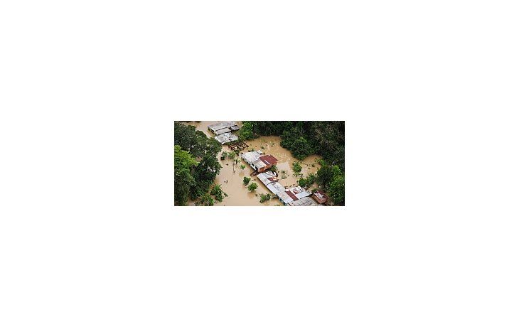Las fuertes precipitaciones dejaron ciudades enteras bajo el agua