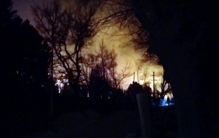 Los incendios afectaron a la región mendocina a de Potrerillos.