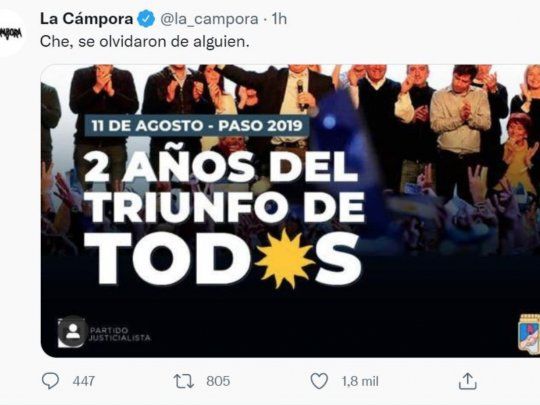 Tuit de La Cámpora.jpg
