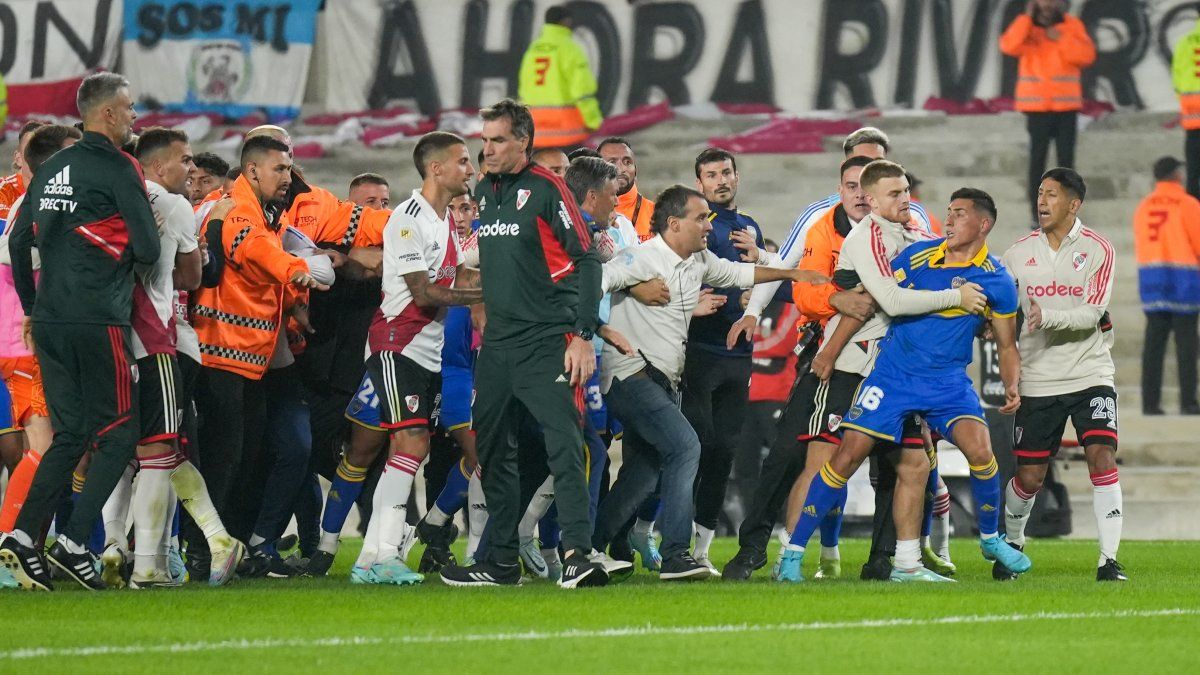Palavecino spoke after the incident in the Superclásico