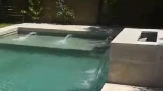 La cascada fue una de las tantas refacciones que realizó Adorni en Indio Cúa. La cascada fue una de las tantas refacciones que realizó Adorni en Indio Cúa.