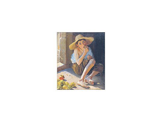 Una de las magníficas obras de la colección de pintura española del siglo XIX que alberga el Museo de Bellas Artes, a la espera de que España done la ampliación que habilitará una sala para que se la exhiba en forma permanente