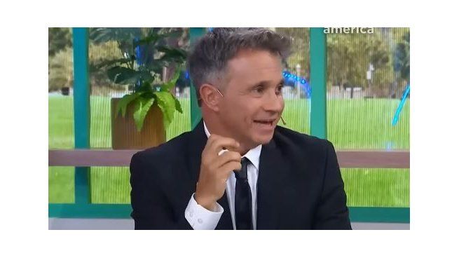 Sergio Lapegüe debió retirarse del programa debido a los síntomas que presentó.