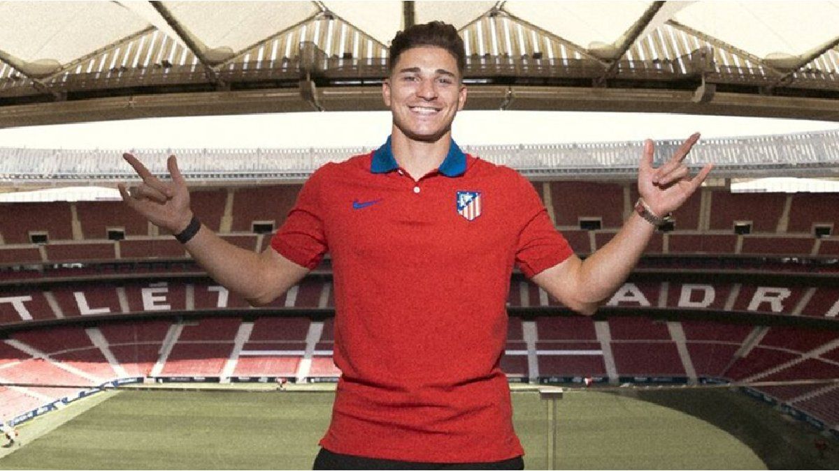 Julián Álvarez, after his arrival at Atlético de Madrid: “I am very happy and excited”