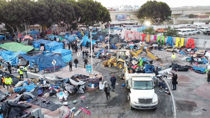 This was the eviction of the camp