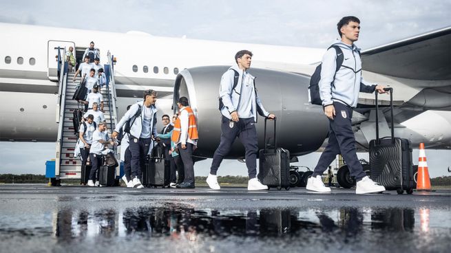 El miércoles por la mañana, La Celeste llegó a Cancún para disputar el Mundial 2026.