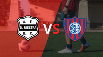 a dep. riestra le alcanzo con un gol para derrotar a san lorenzo en el estadio guillermo laza