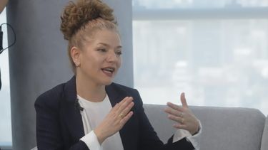 Ladirectora regional de relacionamiento científico de Philip Morris Argentina, AndreaCostantini, se refirió a los cambios de la firma durante el segundo panel de ÁmbitoDebate sobre Innovación & Tecnología,&nbsp;