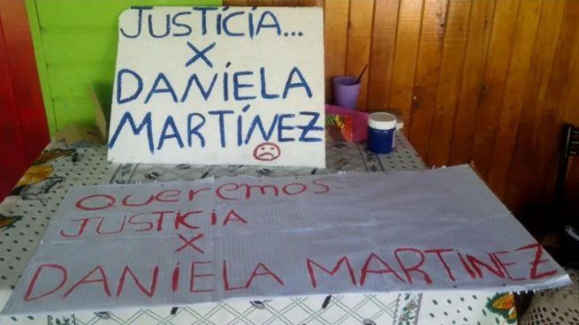 Vecinos y allegados reclaman Justicia por Daniela Martinez. 