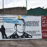 Epígrafe sugerido:Un mural en homenaje a Mauro José Francisco Ramírez recuerda al soldado fallecido en 2003 en un destacamento del Ejército en Misiones y mantiene vigente el reclamo de verdad y justicia de su familia, a más de dos décadas de su muerte. Epígrafe sugerido:Un mural en homenaje a Mauro José Francisco Ramírez recuerda al soldado fallecido en 2003 en un destacamento del Ejército en Misiones y mantiene vigente el reclamo de verdad y justicia de su familia, a más de dos décadas de su muerte.
