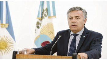 envión. El radical Alfredo Cornejo anunció esta semana el envío a la Legislatura de un amplio paquete de reformas.