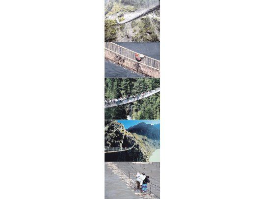 Top five de los puentes turísticos más riesgosos
