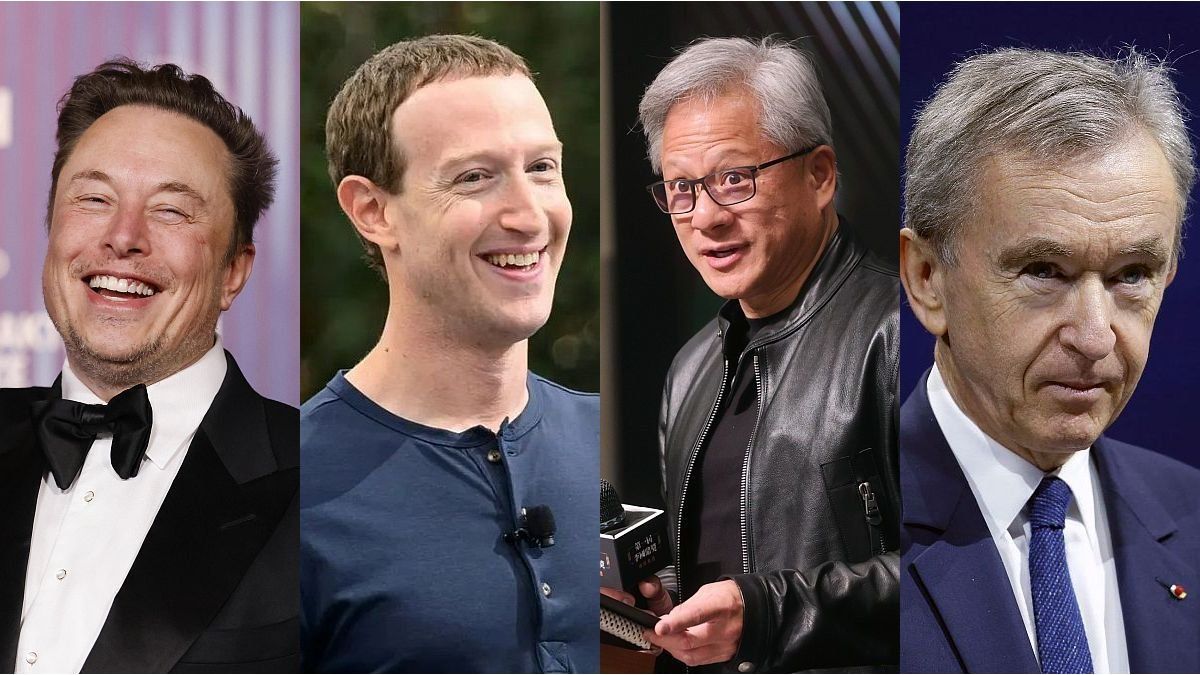 With Elon Musk and Mark Zuckerberg at the helm, the 500 richest in the world reached a record in 2024