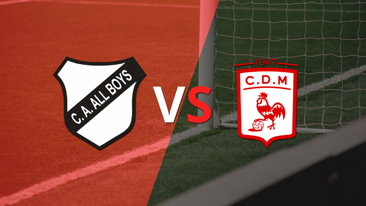 Halftime arrives and All Boys and Dep. Morón tie without goals