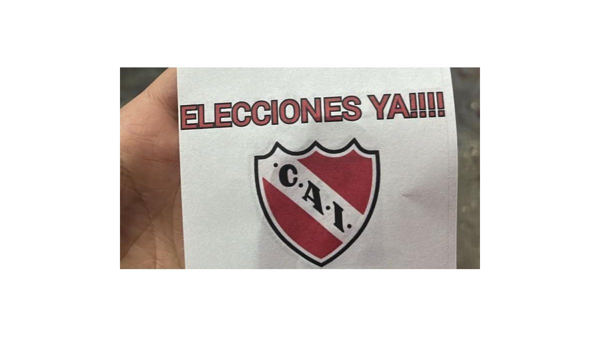 The internal politics continue in Independiente: songs against the Commission and early elections