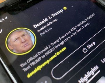 El perfil de Trump es Snapchat es la herramienta de su equipo de campaña para atraer votantes jóvenes.