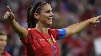 Alex Morgan, figura de la selección femenina de los Estados Unidos y l a futbolista mejor paa del mundo.