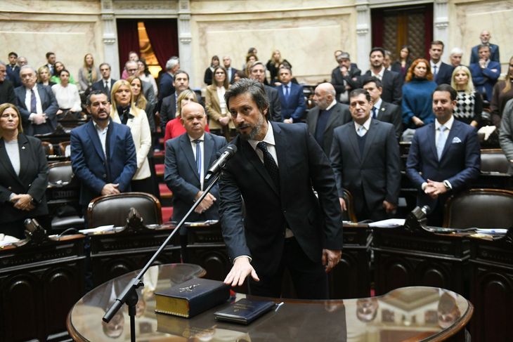 Martín Matzkin juró como diputado nacional. Martín Matzkin juró como diputado nacional.