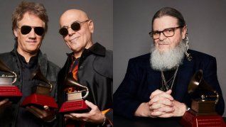 Soda Stereo y Gustavo Santaolalla y sus premios Grammy.&nbsp;