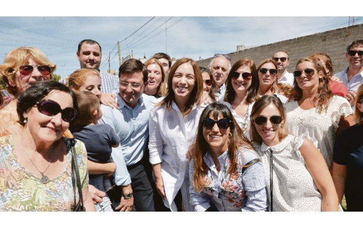#8M. Vidal celebró el Día de la Mujer con un encuentro con Macri, primero, y con emprendedoras del partido bonaerense de Suipacha, después.